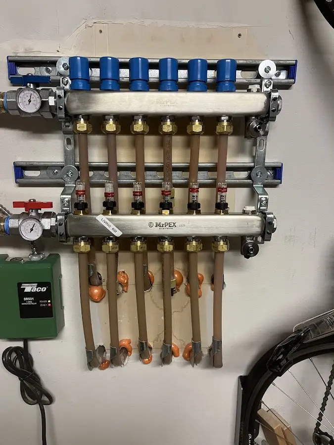 Plumber performing Gas Leak Detection at a residential property in Peekskill